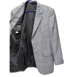 Jos. A. Bank Traveler's Collection Wool Plaid Blazer Sport Coat
